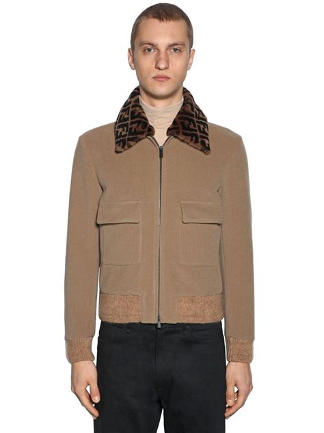 fendi blazer men|fendi bomber jacket.